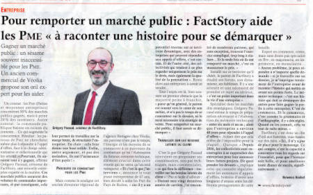 VICTORYUS - Pour remporter un marché publics : FactStory aide les PME  à raconter une histoire pour se démarquer